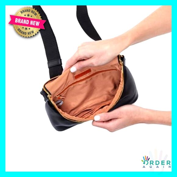 Amazon.com | Vilenca Holland Genuine Leather Waist Bag  Leather Belt Bag Crossbody Fanny Pack Adjustable Strap Travel Essentials